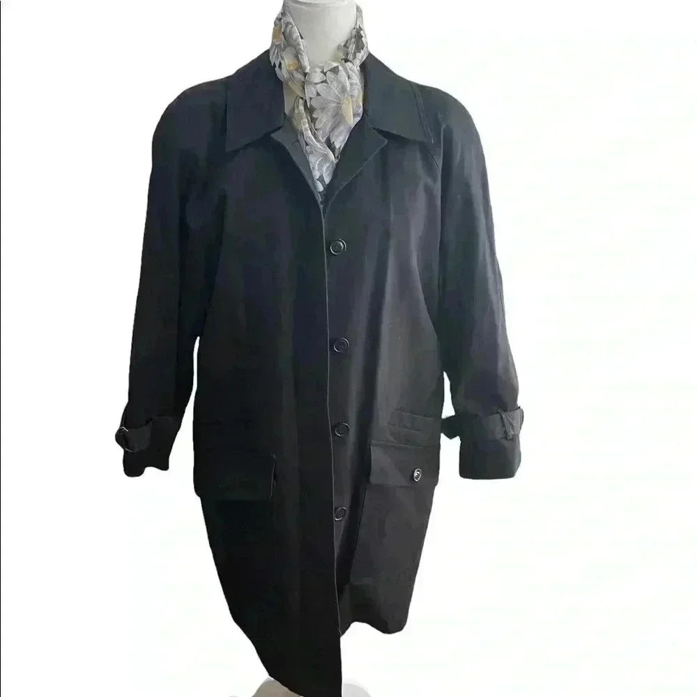 Misty Harbor Black Trench size 12